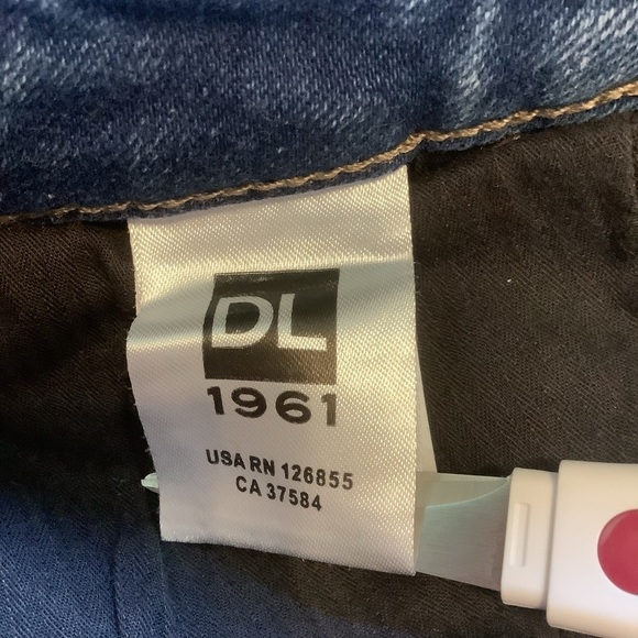 DL1961 Mara Instasculpt Straight Ankle Jeans - Sea Salt Wash Waist Size 26 - Picture 4 of 8